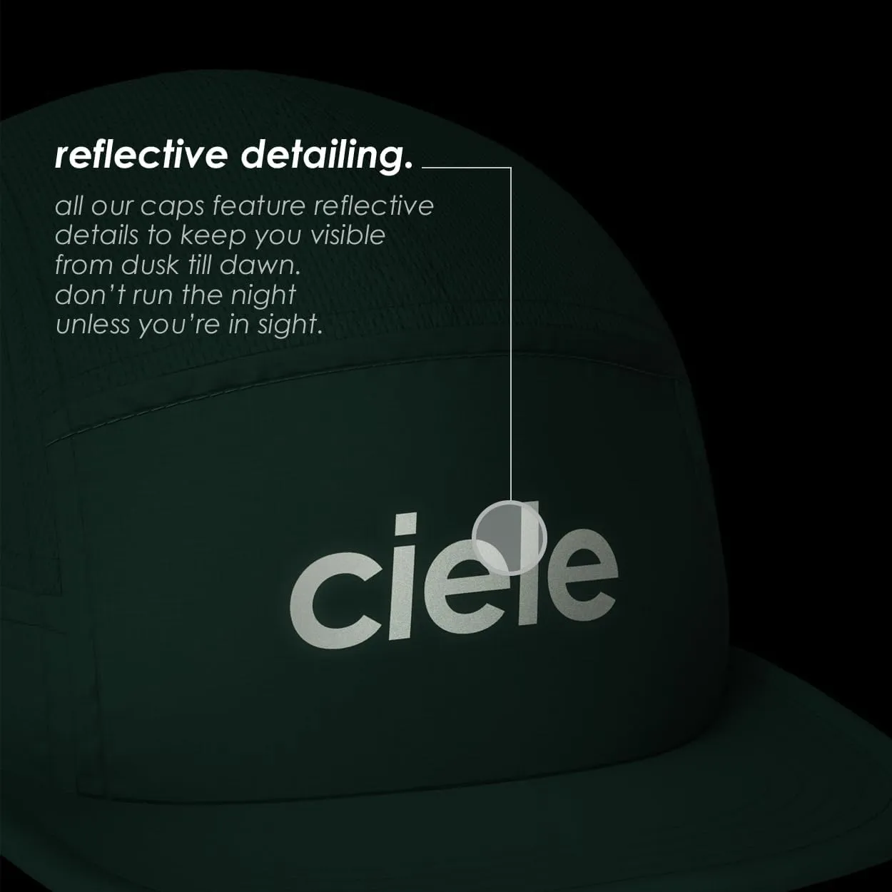 Ciele Athletics ALZCap Century SL - Premium SOFTflat Brim, Washable Moisture Wicking Running Hat with Sun Protection