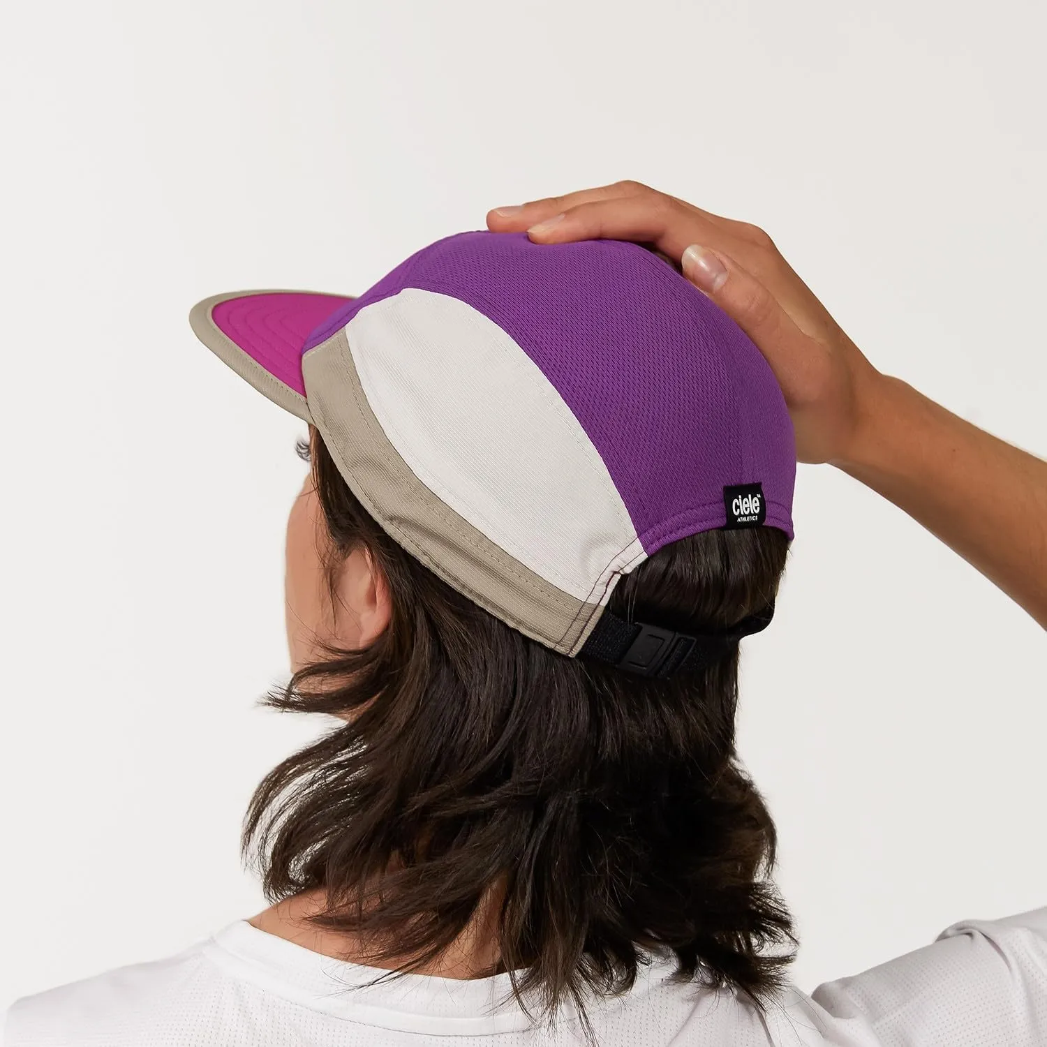 Ciele Athletics ALZCap - Premium, Small Brim, Washable Moisture Wicking Hat with Sun Protection, 5-Panel Knit Running Hat