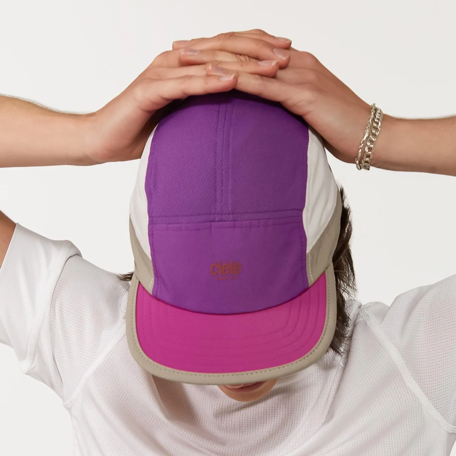 Ciele Athletics ALZCap - Premium, Small Brim, Washable Moisture Wicking Hat with Sun Protection, 5-Panel Knit Running Hat