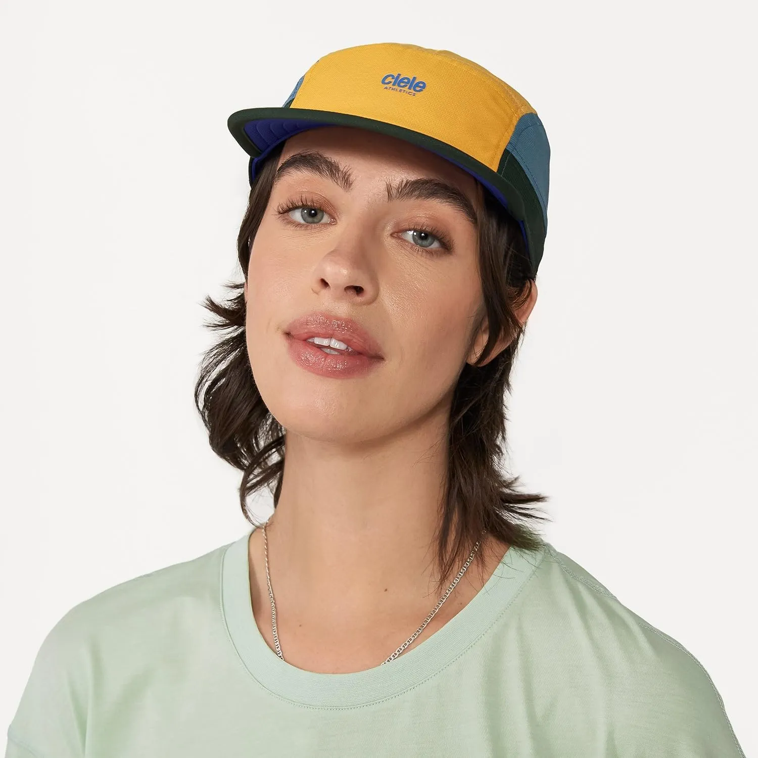 Ciele Athletics ALZCap - Premium, Small Brim, Washable Moisture Wicking Hat with Sun Protection, 5-Panel Knit Running Hat