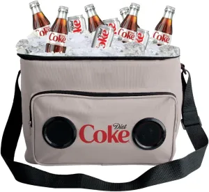 Cooler Bag with Built-in Bluetooth Stereo Speakers, Multi-Zipped Pockets, 24 Can Capacity, Adjustable Shoulder Strap, 12 Hours of Insulated Cooling and Freshness, for Camping, Fishing, Beach
