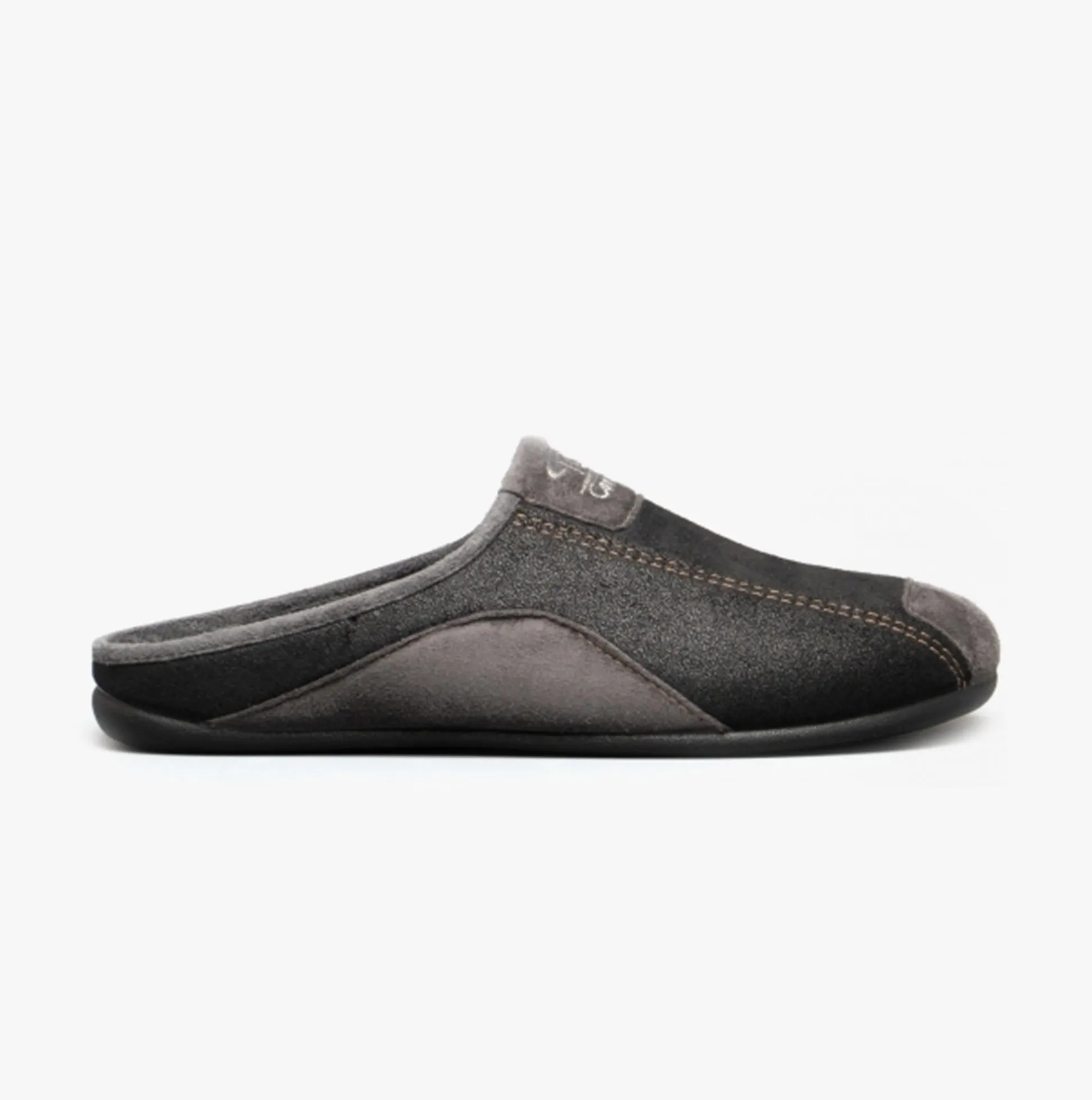 Cotswold WESTWELL Mens Mule Slippers Black