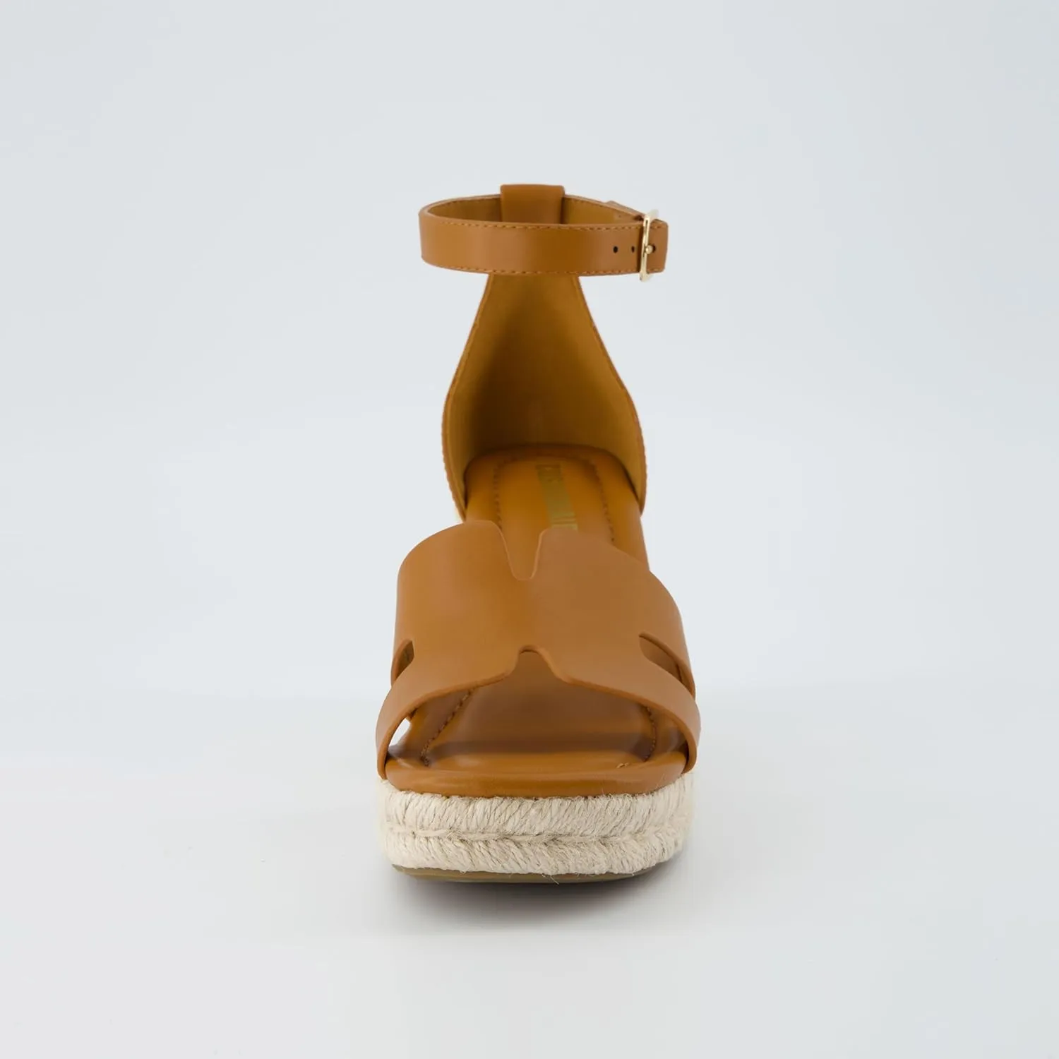CUSHIONAIRE Women's Charlie Espadrille Wedge Sandal  Memory Foam and Wide Widths Available
