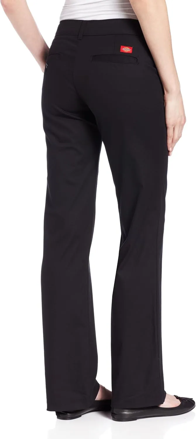 Dickies Women's Relaxed Straight Stretch Twill Pant