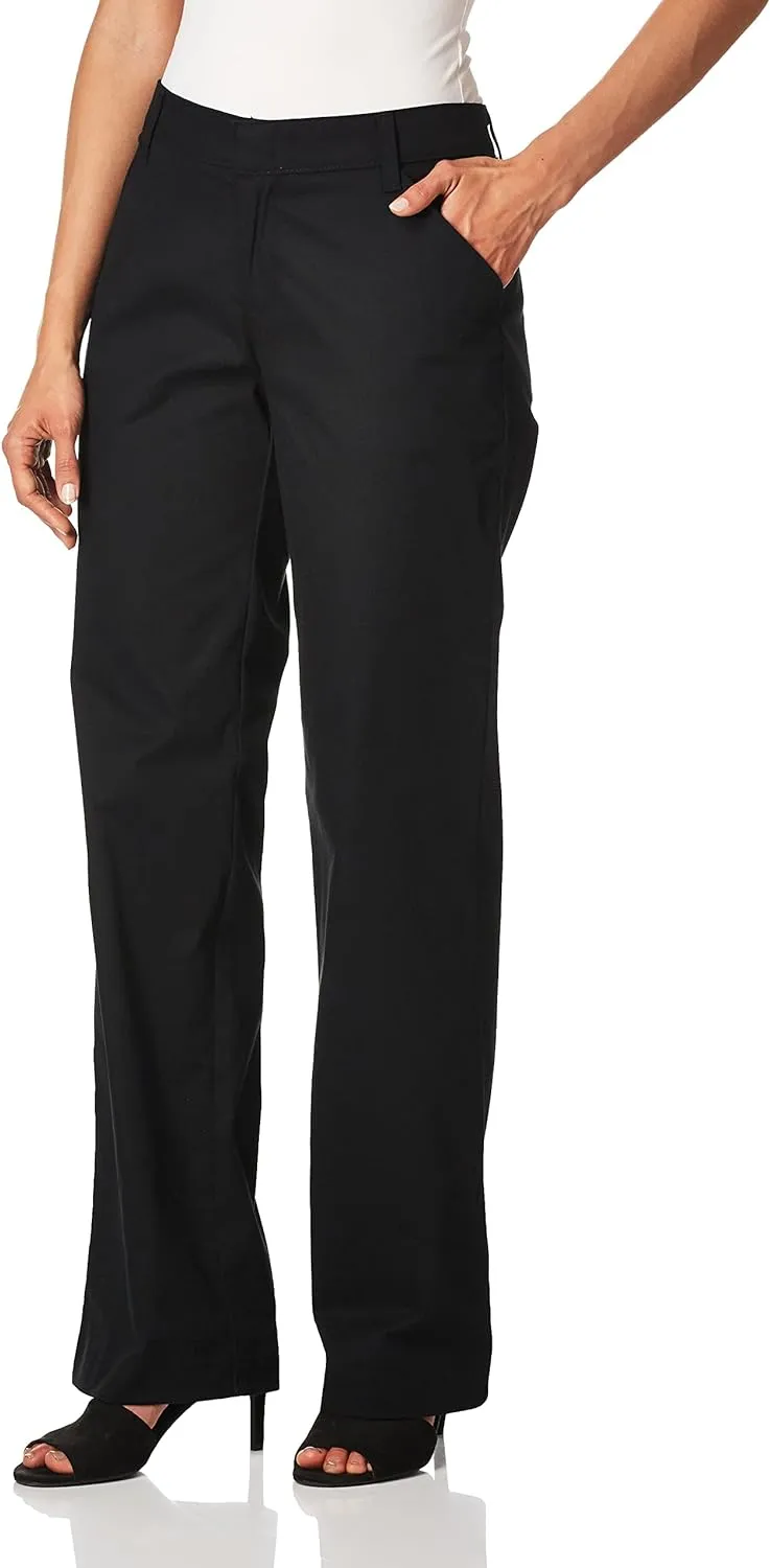 Dickies Women's Relaxed Straight Stretch Twill Pant