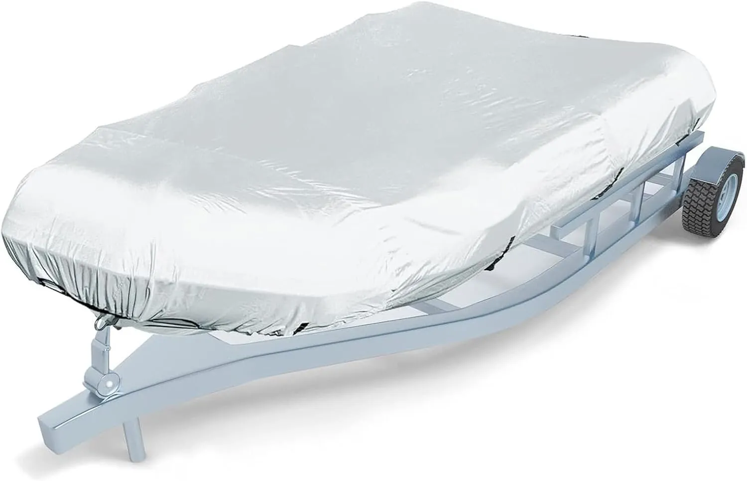 Dinghy Boat Cover 7 Sizes Boat Tarp UV Resistant Small Boat Cover for Inflatable Boat and Dinghy,380 * 200 * 46cm