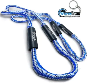 DockingPal - Premium Bungee Dock Line for Boats & PWC | Elastic Mooring Rope Stretches to Absorb Shocks & Prevent Damage to Your Watercraft | Safer Docking for Your Boat, Jet Ski, Pontoon