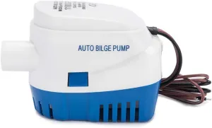 Dontmiss Automatic Submersible Small Boat Bilge Pump 12v 1100gph Auto with Float Switch bilge pump for boat(Outlet Diameter：1 1/8") (1100GPH)