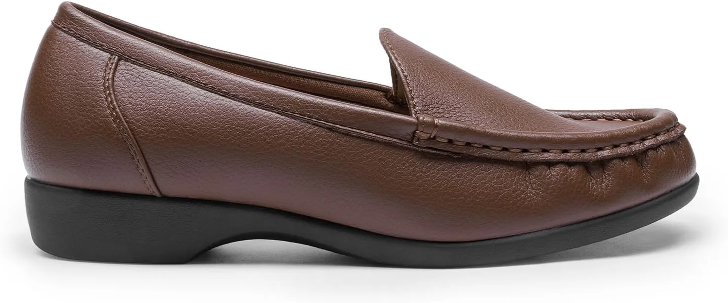 DREAM PAIRS Women's Loafers Slip On Casual Comfortable Lightweight Business Work Office Flat Shoes with Arch Support