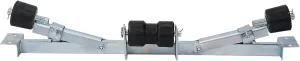Durable Boat Trailer Bottom Support Bracket with Keel Rollers, Adjustable Height, Supports Up to 2204lbs, Safe Boat Transport