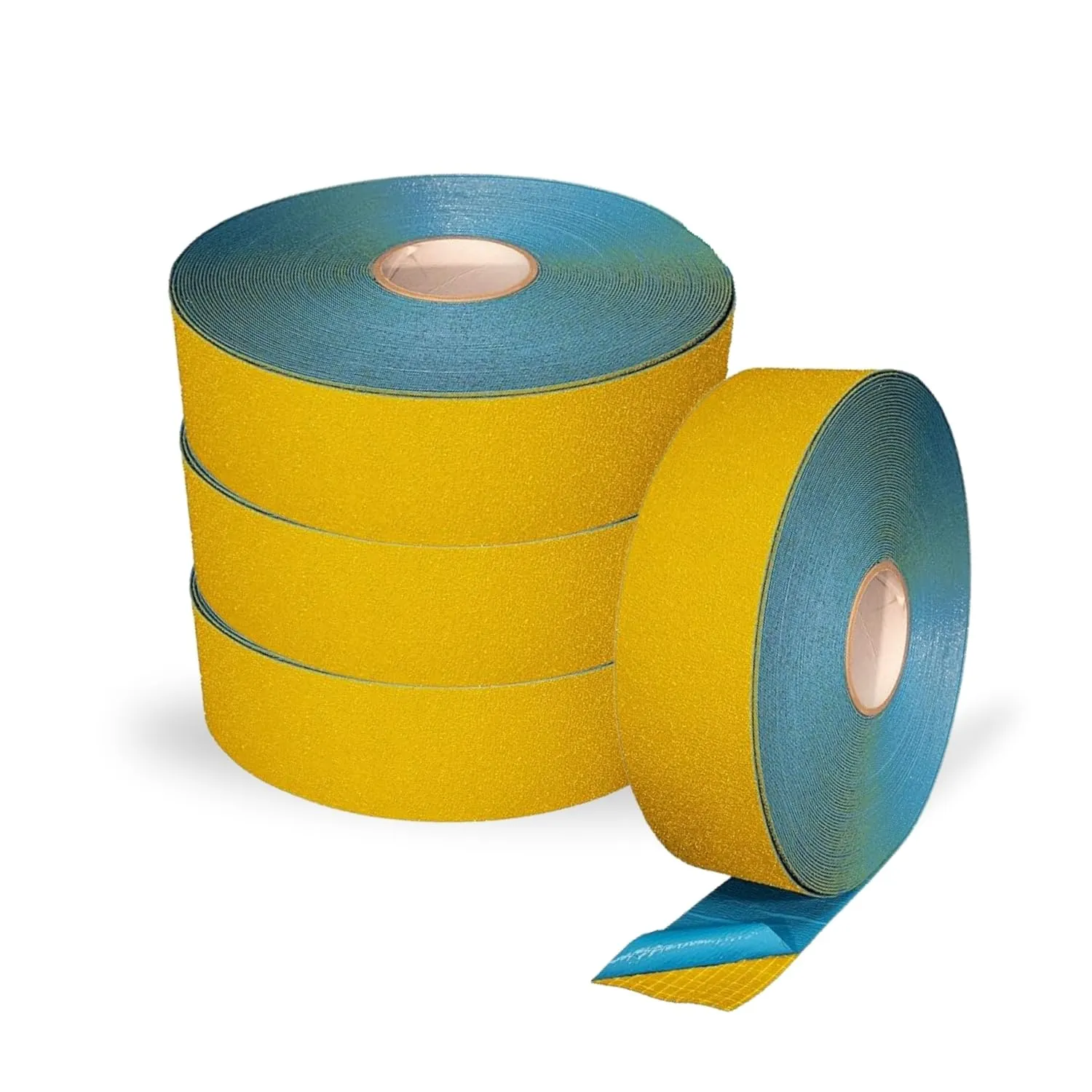 DuraMark RPT-750 Pavement Marking Tape - Reflective Slip Resistant Durable Outdoor Heavy Duty Rubber Base Tape, Bast Certified (Yellow, 3 Inch x 108 Feet)