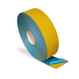 DuraMark RPT-750 Pavement Marking Tape - Reflective Slip Resistant Durable Outdoor Heavy Duty Rubber Base Tape, Bast Certified (Yellow, 3 Inch x 108 Feet)