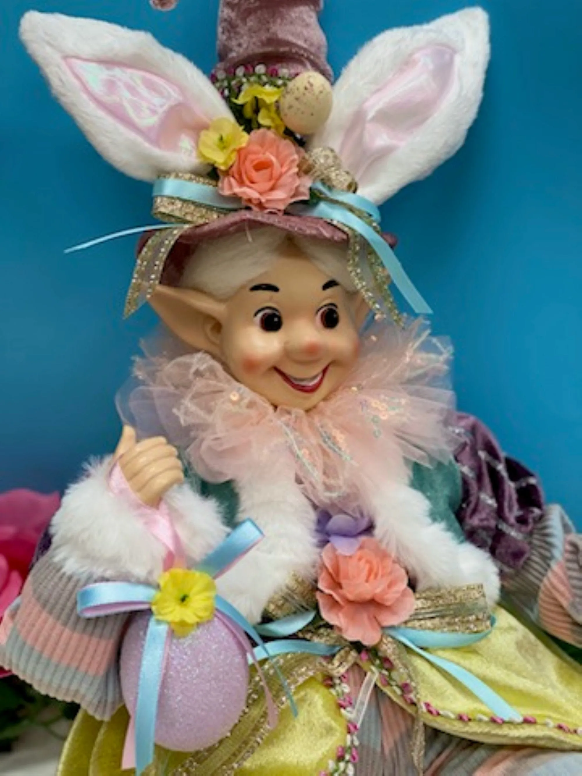 Easter Bunny Elf Shelf Sitting Doll