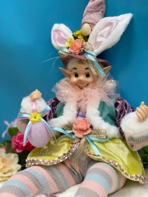 Easter Bunny Elf Shelf Sitting Doll
