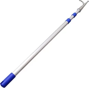 Extendable Stainless Steel Boat Hook - 6, 10, 13, 16, 20 Ft Heavy Duty Cargo Handling & Docking Tool for Boating - Lifesaving Hooks (6 m / 19.7 ft)