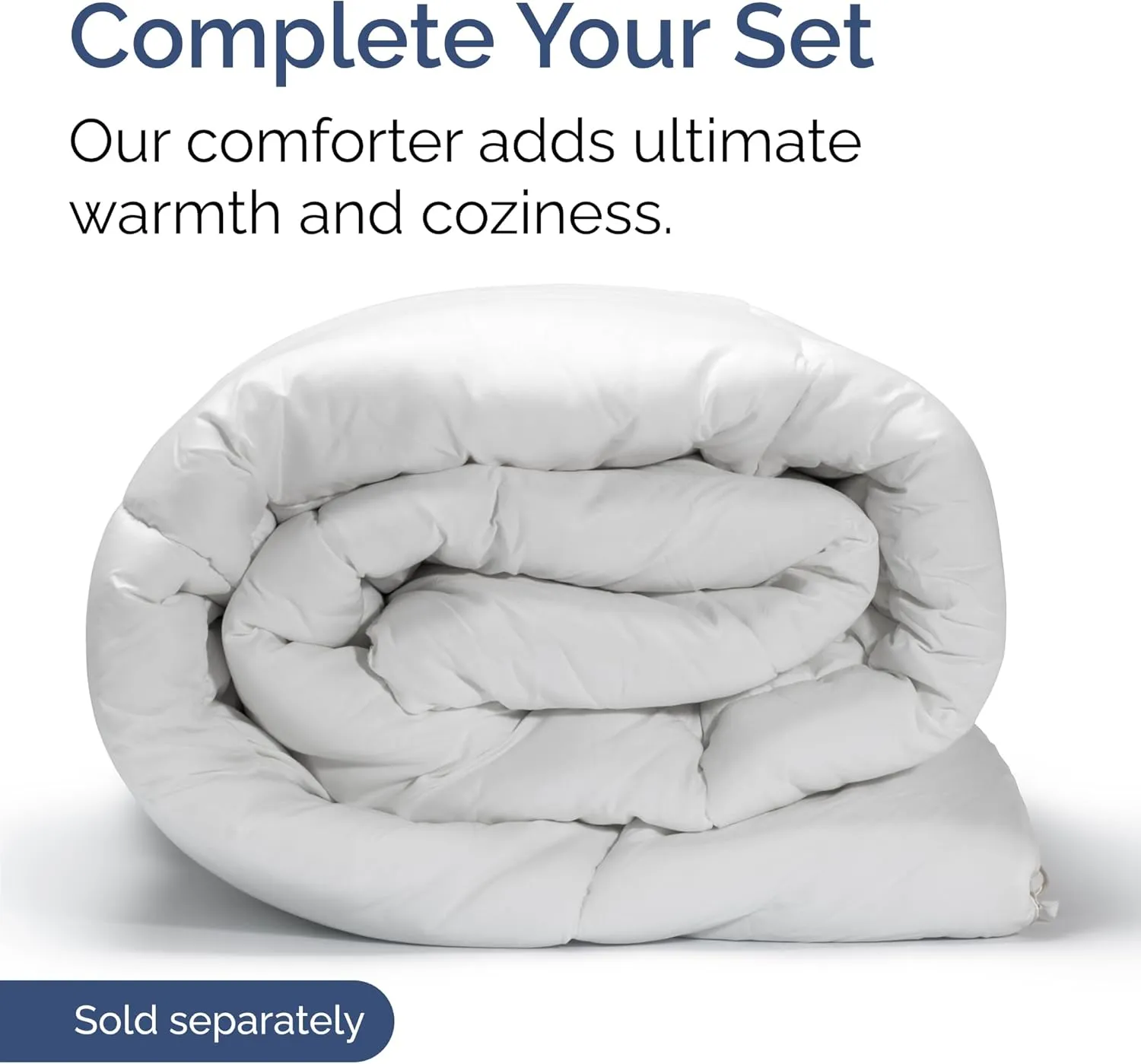 Extra Deep Pocket Split King Sheets - 5 Piece Breathable & Cooling Bed Sheets - Hotel Luxury Bed Sheet Set - Soft, Wrinkle Free & Comfy - Easily Fits Extra Deep Mattresses - Denim Blue Sheets Set