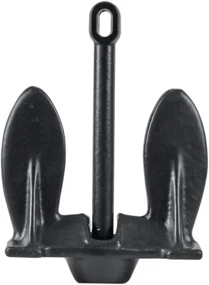 Extreme Max 3006.6527 BoatTector Vinyl-Coated Navy Anchor - 20 lbs.