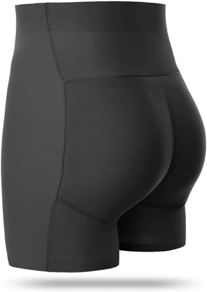 FEOYA Butt Lifter Panties Seamless Padded Underwear Women Butt Pads High Waist Tummy Control Shapewear - Pack of 2