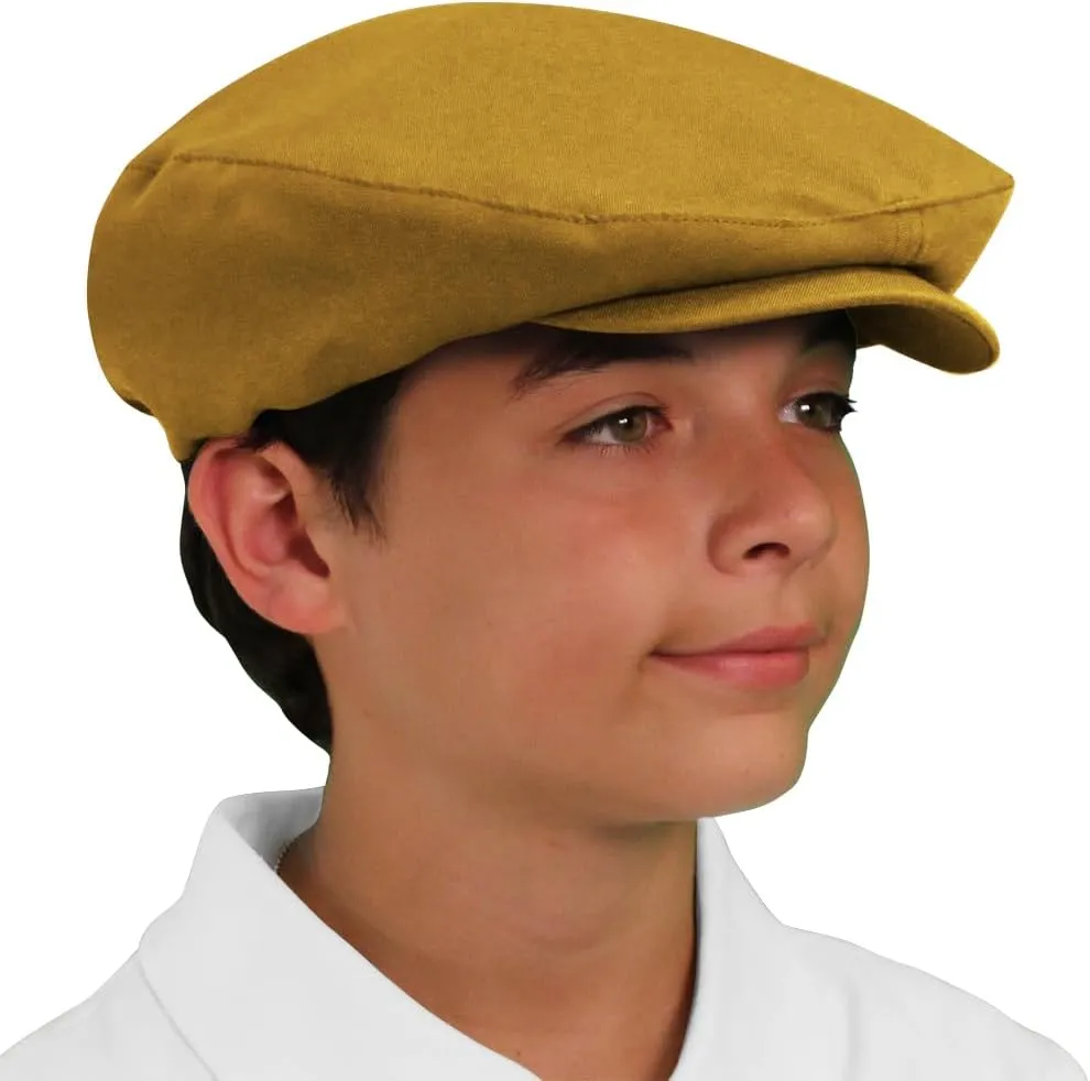 Flat Newsboy Ivy Hat, Traditional Golf Cap, Ben Hogan 'Par 3' - Gatsby Flat Hat, Vintage Mens Microfiber