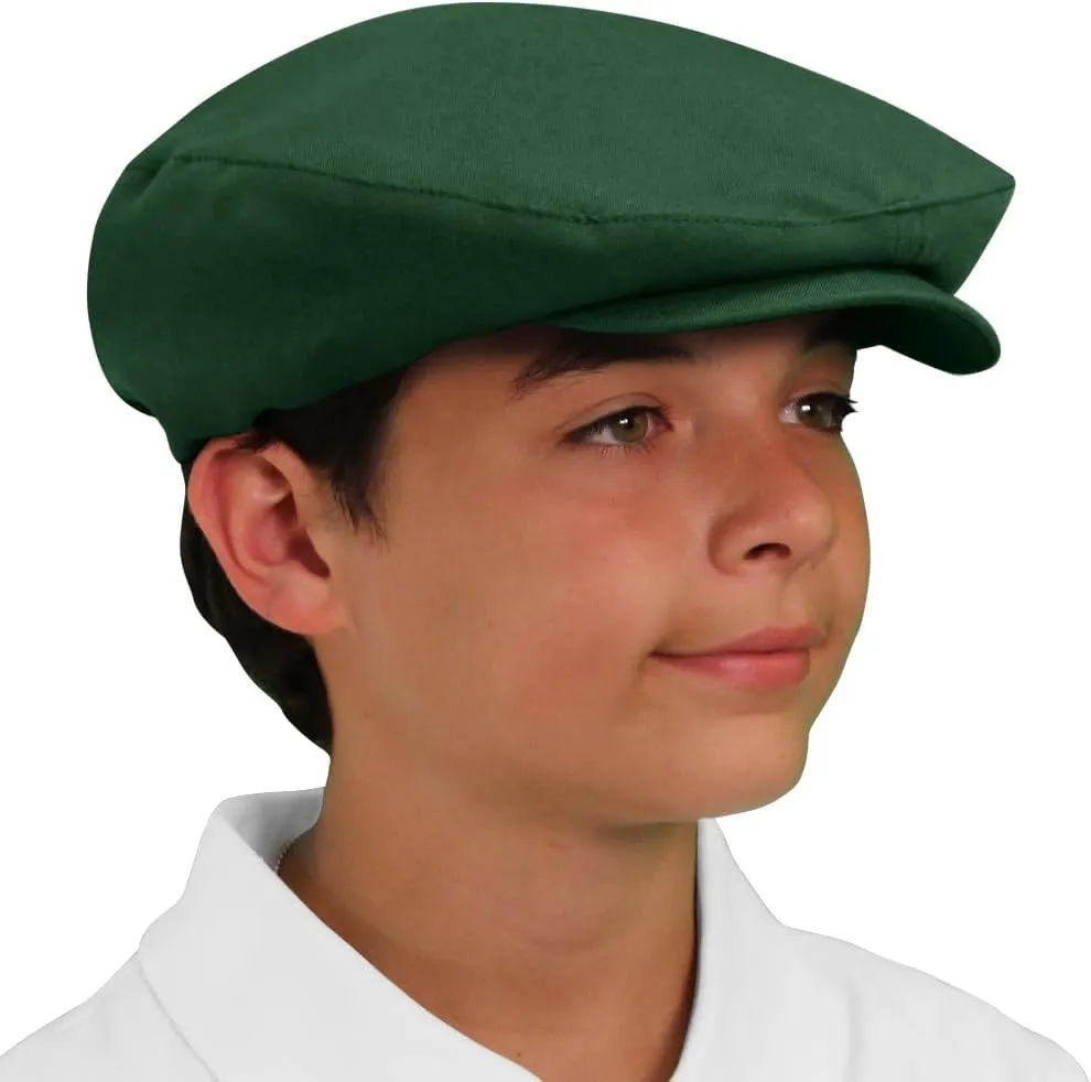 Flat Newsboy Ivy Hat, Traditional Golf Cap, Ben Hogan 'Par 3' - Gatsby Flat Hat, Vintage Mens Microfiber