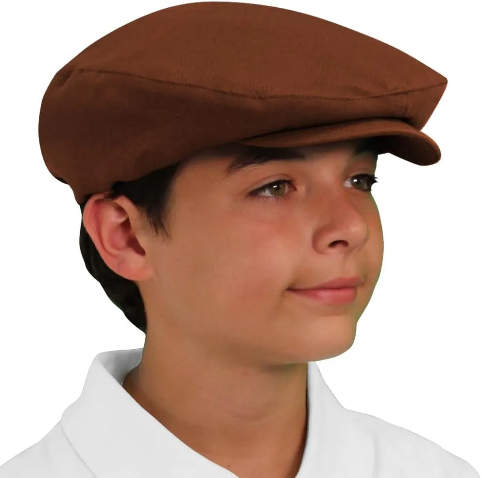 Flat Newsboy Ivy Hat, Traditional Golf Cap, Ben Hogan 'Par 3' - Gatsby Flat Hat, Vintage Mens Microfiber