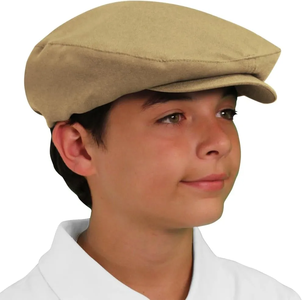 Flat Newsboy Ivy Hat, Traditional Golf Cap, Ben Hogan 'Par 3' - Gatsby Flat Hat, Vintage Mens Microfiber