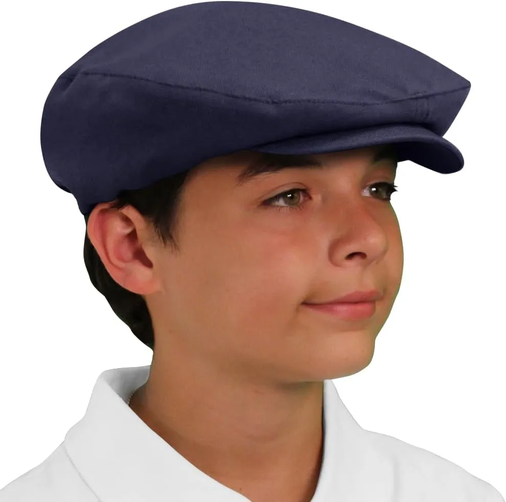 Flat Newsboy Ivy Hat, Traditional Golf Cap, Ben Hogan 'Par 3' - Gatsby Flat Hat, Vintage Mens Microfiber