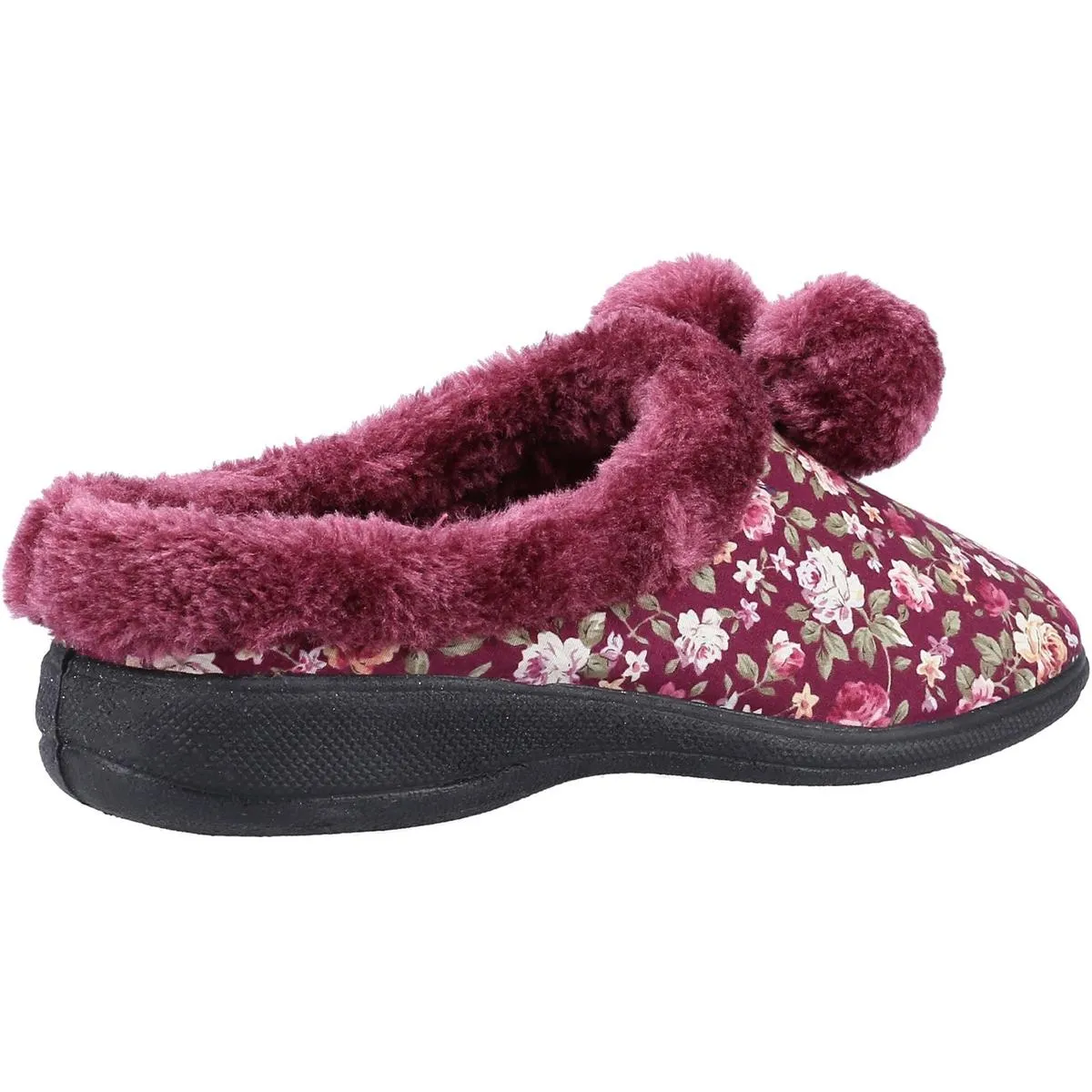 Fleet & Foster Buzzard Mule Slipper Burgundy