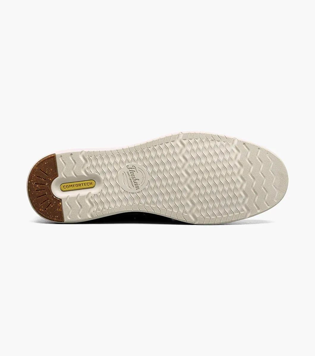 Florsheim Men's Tropics Moc Toe Venetian Slip On Cognac Multi