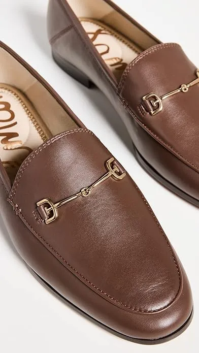 Full range Terrazo Edelman Vamp Service-focused Leather 8.5 Loafers Loraine Brown Classic Chain Sam Detail