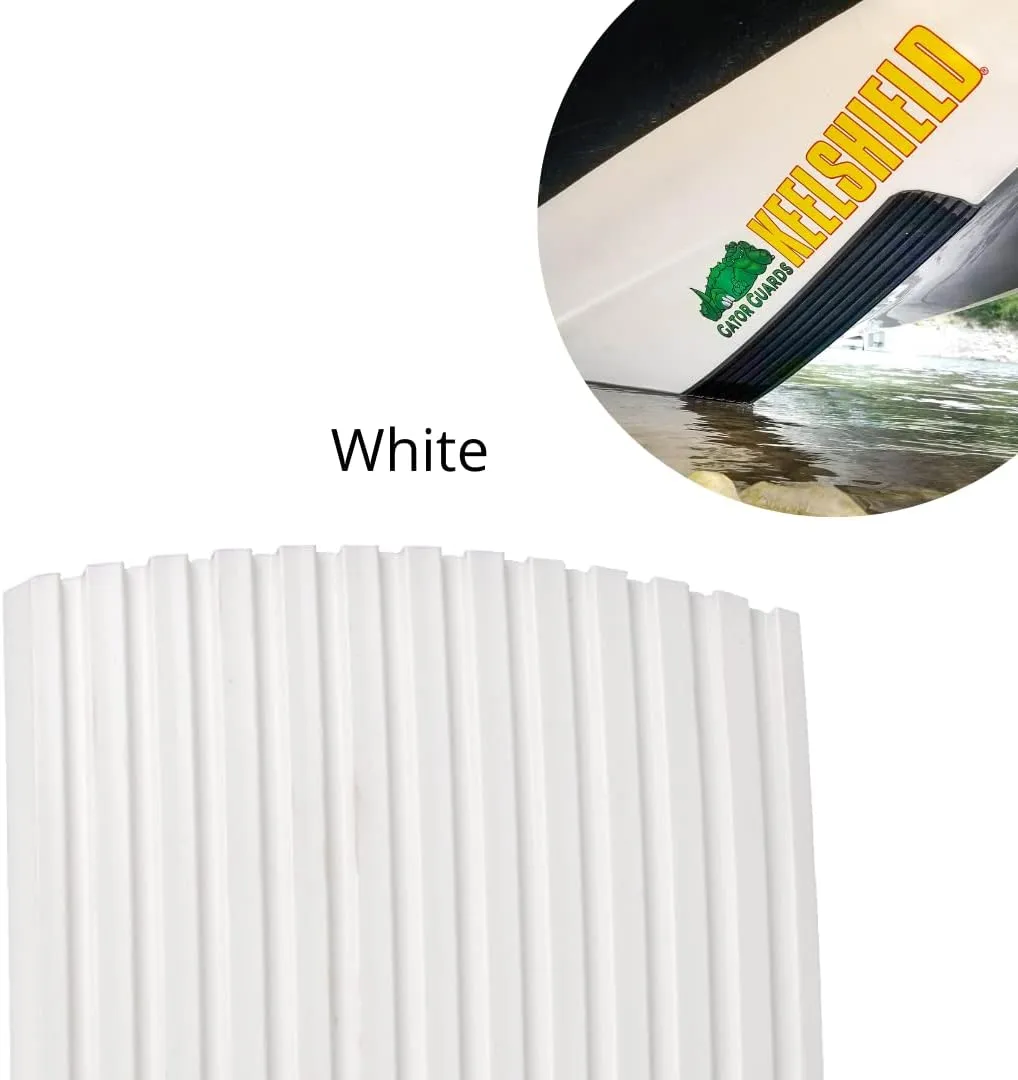 Gator Guards KeelShield Keel Guard - Helps Prevent Damage, Scars and Scratches - DIY Installation - Compatible with Fiberglass and Most Aluminum Boats - Made in The USA - 4’ to 12’ Lengths