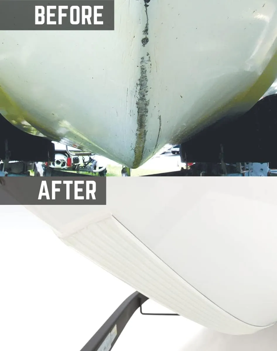 Gator Guards KeelShield Keel Guard - Helps Prevent Damage, Scars and Scratches - DIY Installation - Compatible with Fiberglass and Most Aluminum Boats - Made in The USA - 4’ to 12’ Lengths