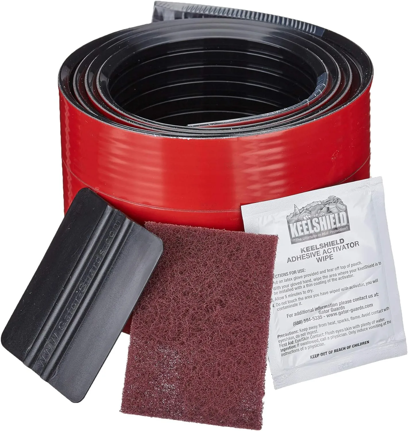 Gator Guards KeelShield Keel Guard - Helps Prevent Damage, Scars and Scratches - DIY Installation - Compatible with Fiberglass and Most Aluminum Boats - Made in The USA - 4’ to 12’ Lengths
