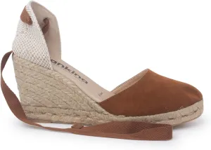 Genoa Espadrille Wedges: Sustainable, Vegan, Cross Strap. Made in Spain