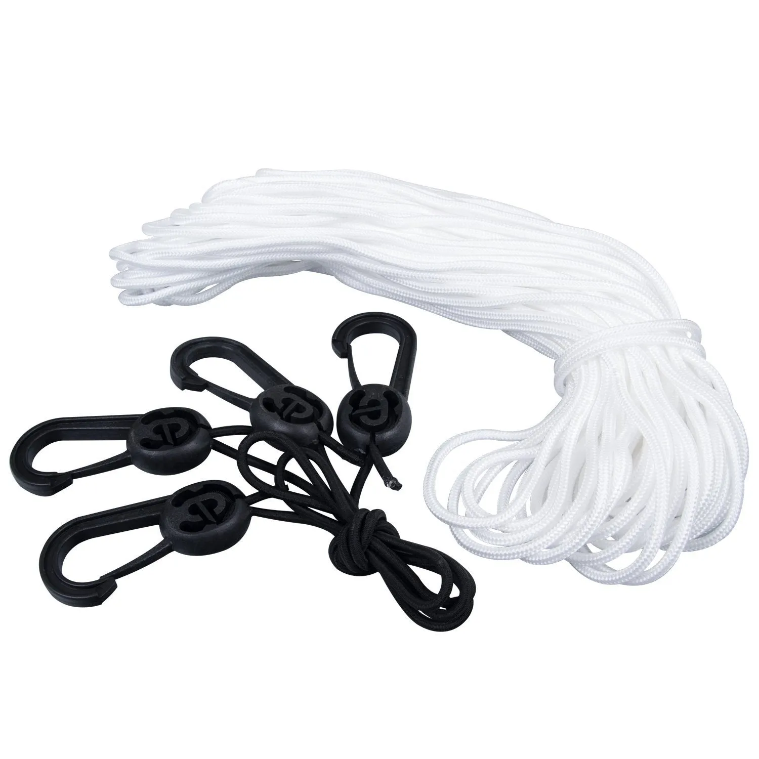 GOODSMANN Boat Cover Tie Down Kit, Durable Tie Down Straps, Rope & Hook Accessory for 150D Series Boat Cover 9921-0221-01