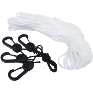 GOODSMANN Boat Cover Tie Down Kit, Durable Tie Down Straps, Rope & Hook Accessory for 150D Series Boat Cover 9921-0221-01