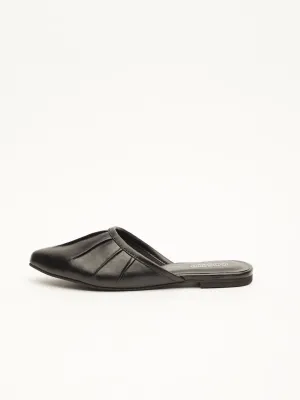 GOSSIP WOMENS BLACK MULES