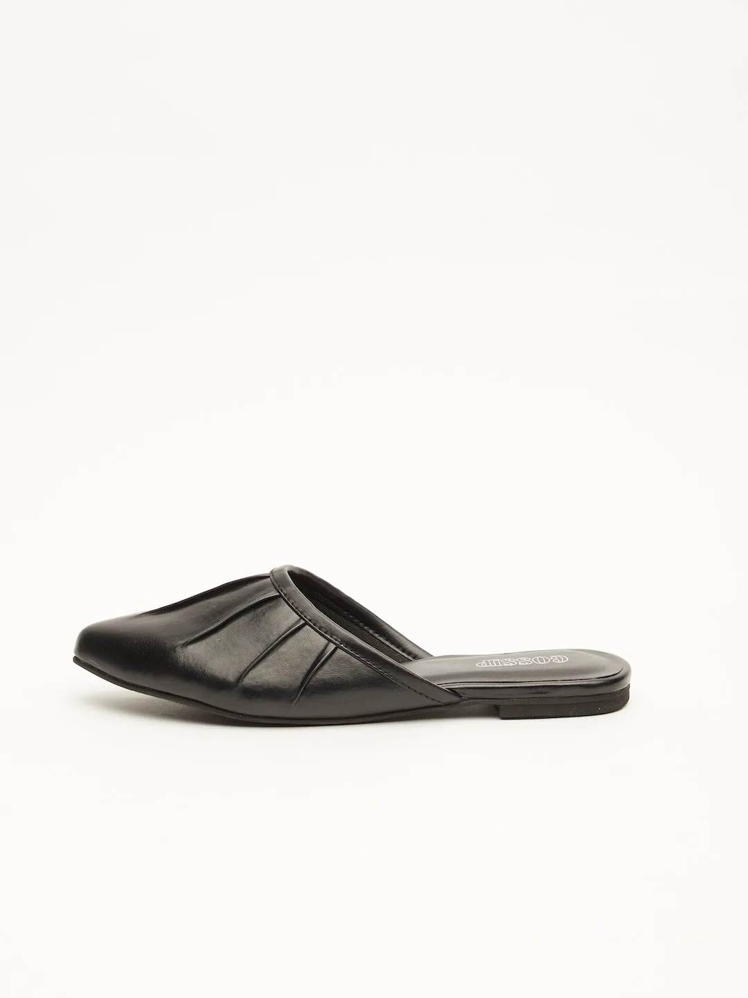 GOSSIP WOMENS BLACK MULES