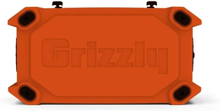 Grizzly 60 Cooler | 60 qt Ice Chest Durable Rotomolded Insulated | Made in USA | Warranty for Life | For Beach Boat Camping Fishing Hunting | G60