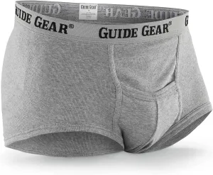 Guide Gear Men Boxers Briefs Pack of 6, Mens Boxer Shorts Underwear in Cotton with Elastic Waistband
