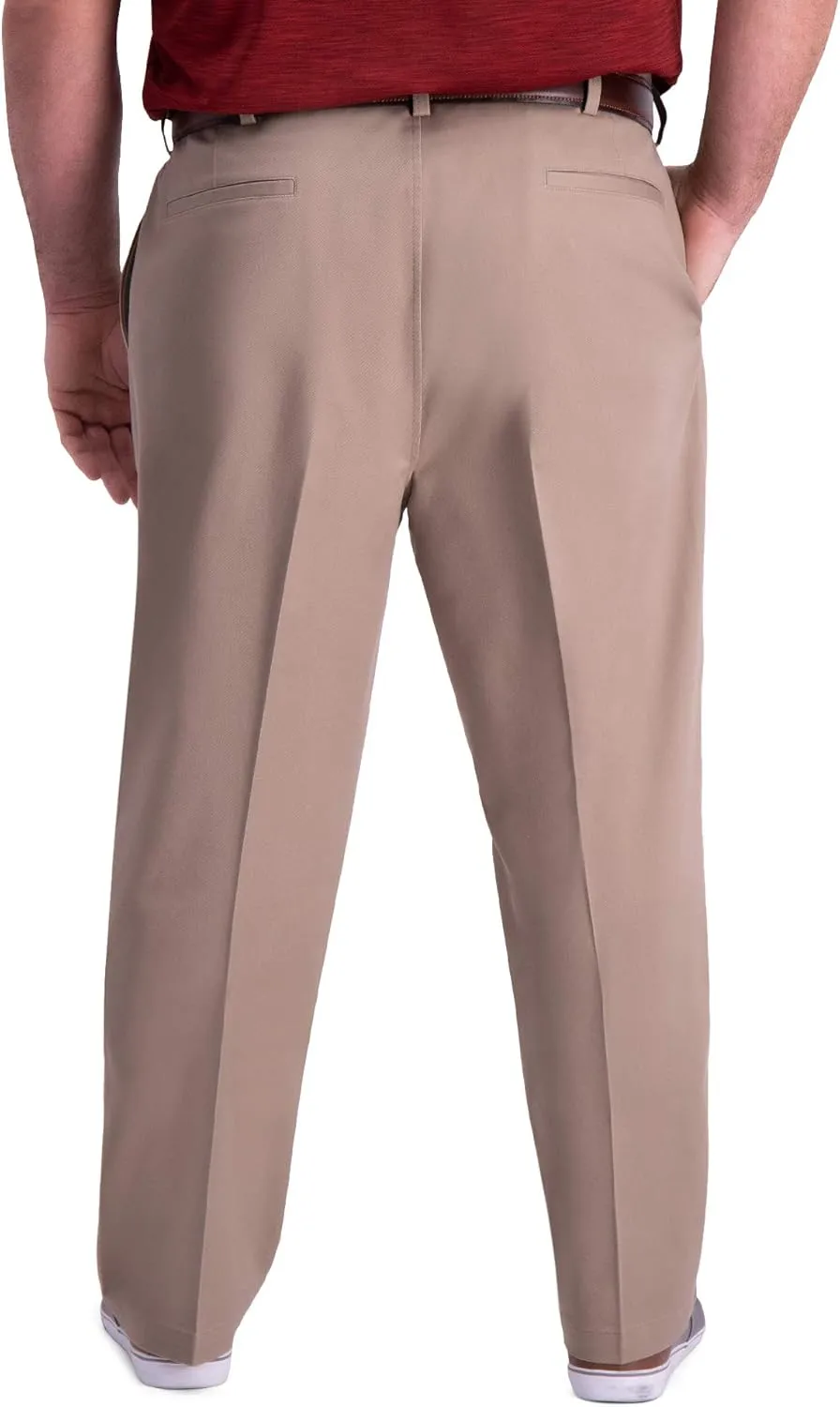 Haggar Men's Premium Comfort Khaki Pant - Multi-Fits Regular and Big & Tall Sizes