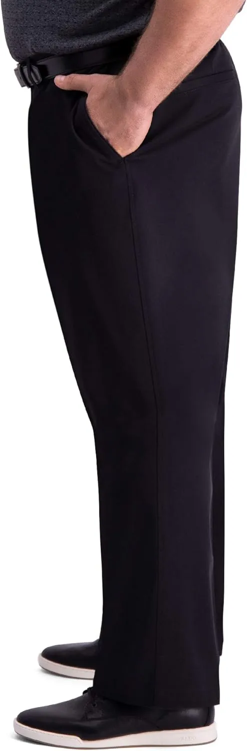Haggar Men's Premium Comfort Khaki Pant - Multi-Fits Regular and Big & Tall Sizes