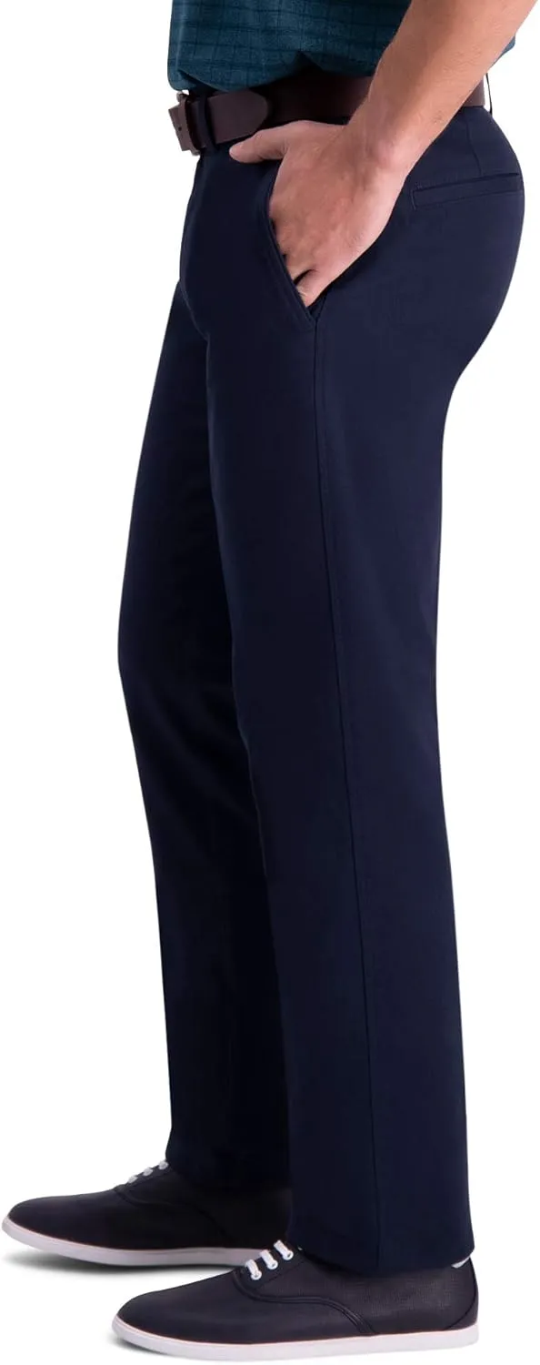 Haggar Men's Premium Comfort Khaki Pant-Multi-fits Regular and Big & Tall Sizes