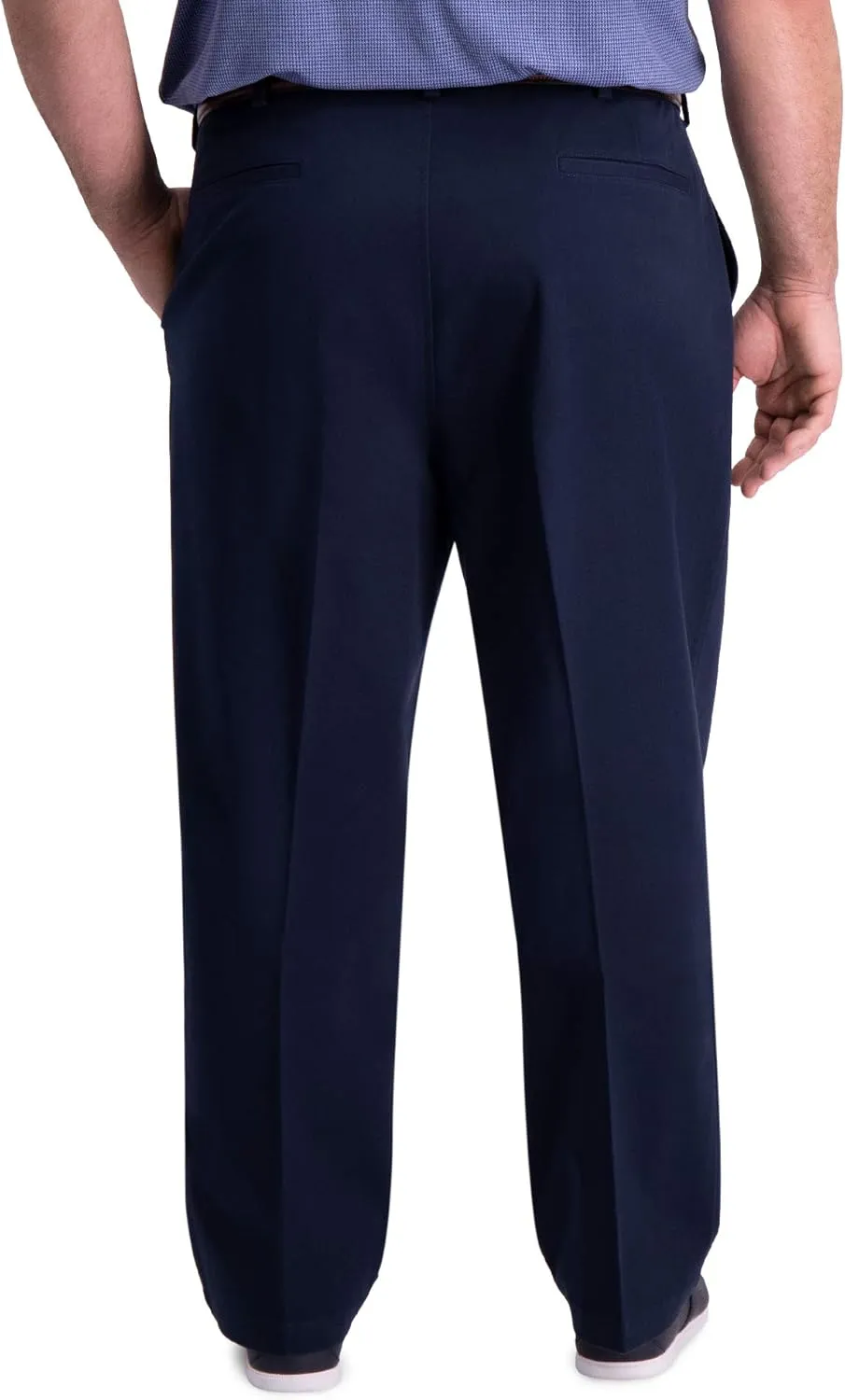 Haggar Men's Premium Comfort Khaki Pant - Multi-Fits Regular and Big & Tall Sizes