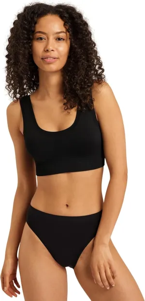 HANRO Touch Feeling Crop Top Padded Black MD