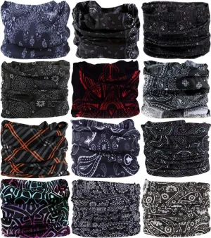 Headband Neck Gaiter Head Wrap Headwear Face Mask Magic Scarf Bandana for Men and Women