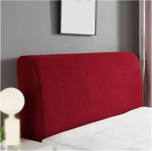 Headboard Cover Dustproof and All-Inclusive Protection, Full, Queen, King, Twin Size Stretch Bed Headboard Slipcover, Machine Washable, Bedroom Decor(Red,78.7in)