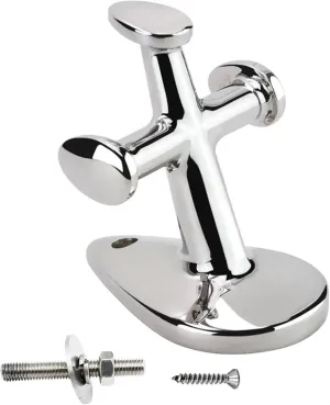 Heavy Duty Stainless Steel 316 Boat Marine Mooring Bitt Cleat Single Cross Dock Bollard