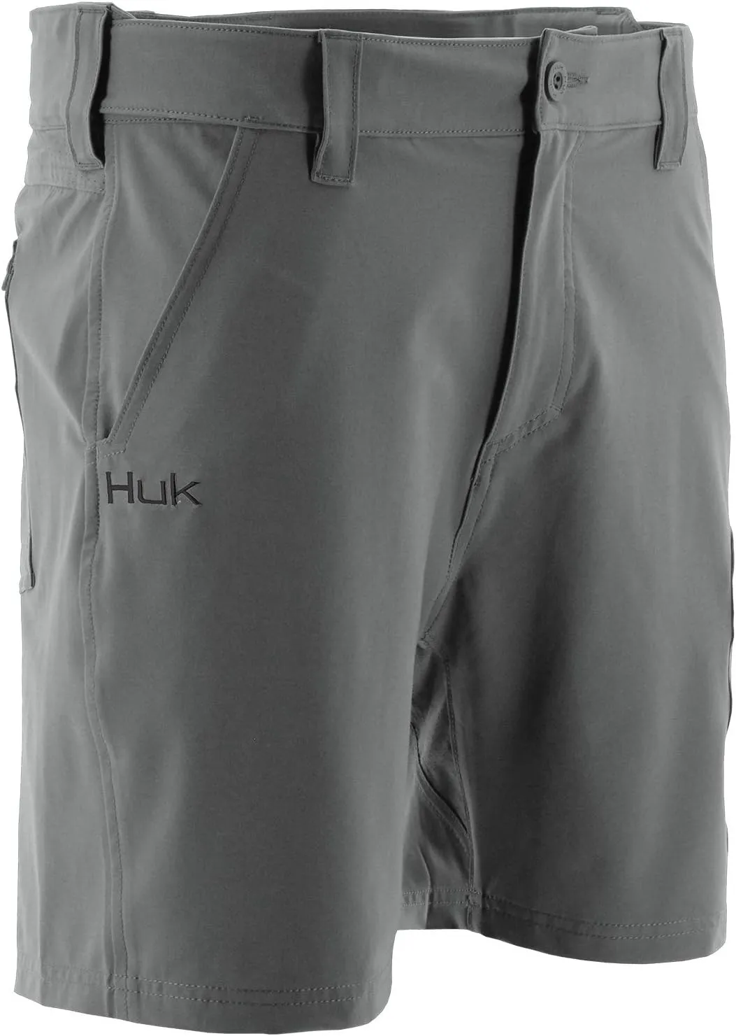 HUK Men's Next Level 7" Quick-Drying Performance Fishing Shorts with UPF 30  Sun Protection