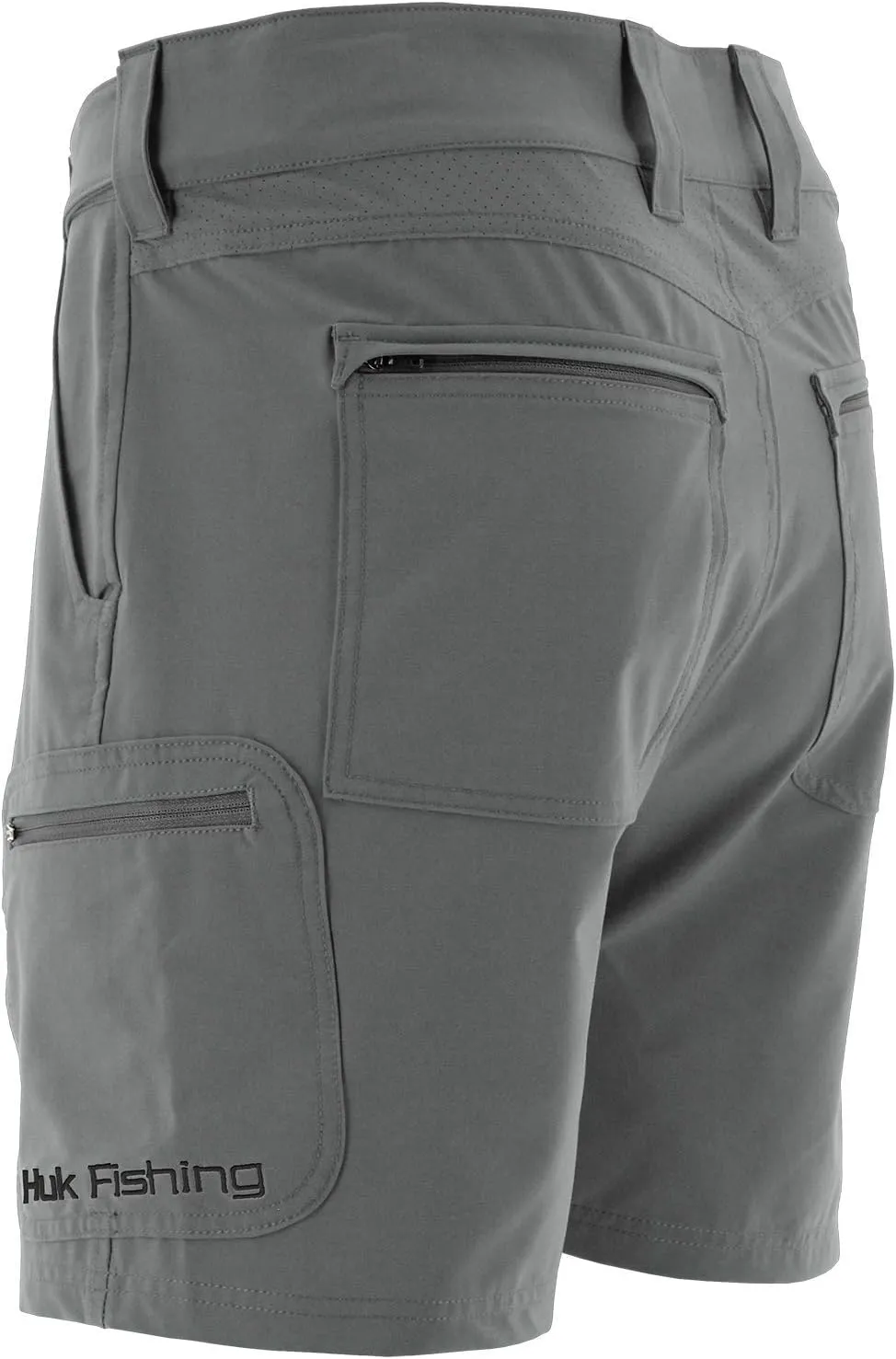 HUK Men's Next Level 7" Quick-Drying Performance Fishing Shorts with UPF 30  Sun Protection